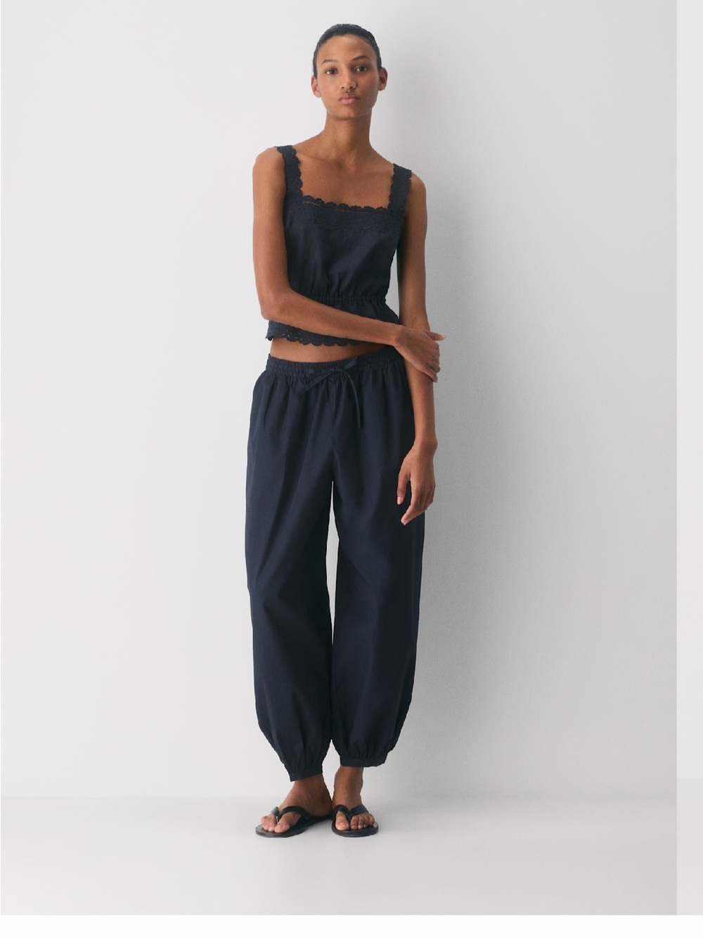 Aritzia ABROAD POPLIN BALLOON PANT 2XS